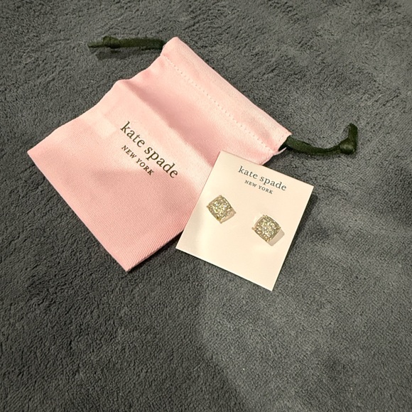 Kate Spade Gold Opal Stud Earrings - Picture 3 of 4